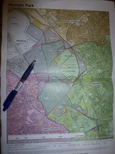 London Olympic park map